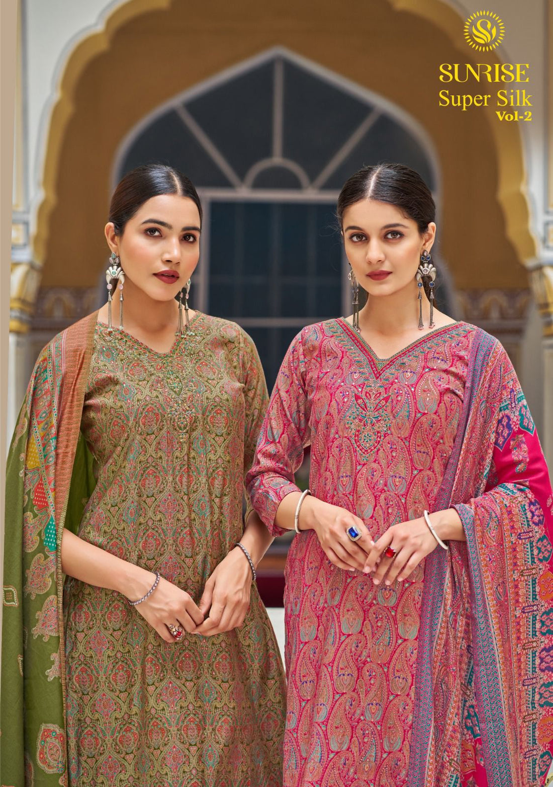 Super Silk Vol 2 Sunrise Pant Style Suits