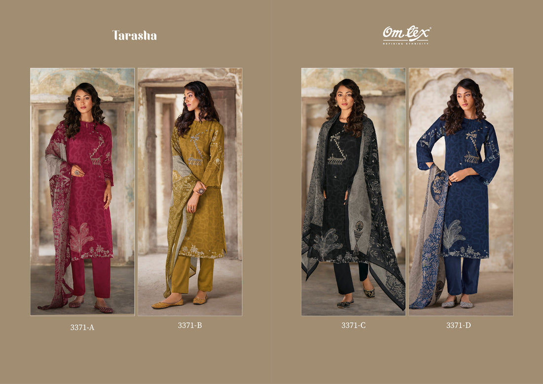 Tarasha Omtex Organza Handwork Pant Style Suits