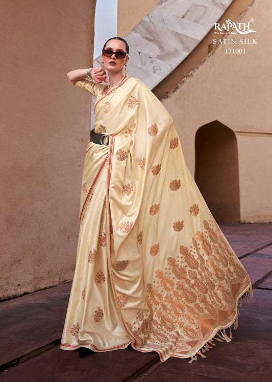 Tathastu Silk Rajpath Satin  Sarees