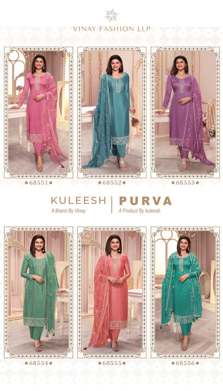 Purva Kuleesh Vinay Fashion Llp Pant Style Suits