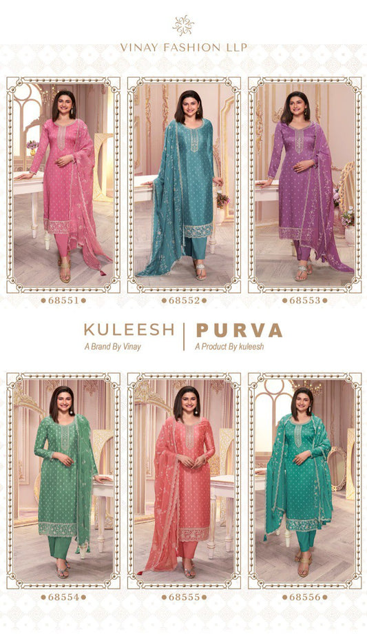 Purva Kuleesh Vinay Fashion Llp Pant Style Suits