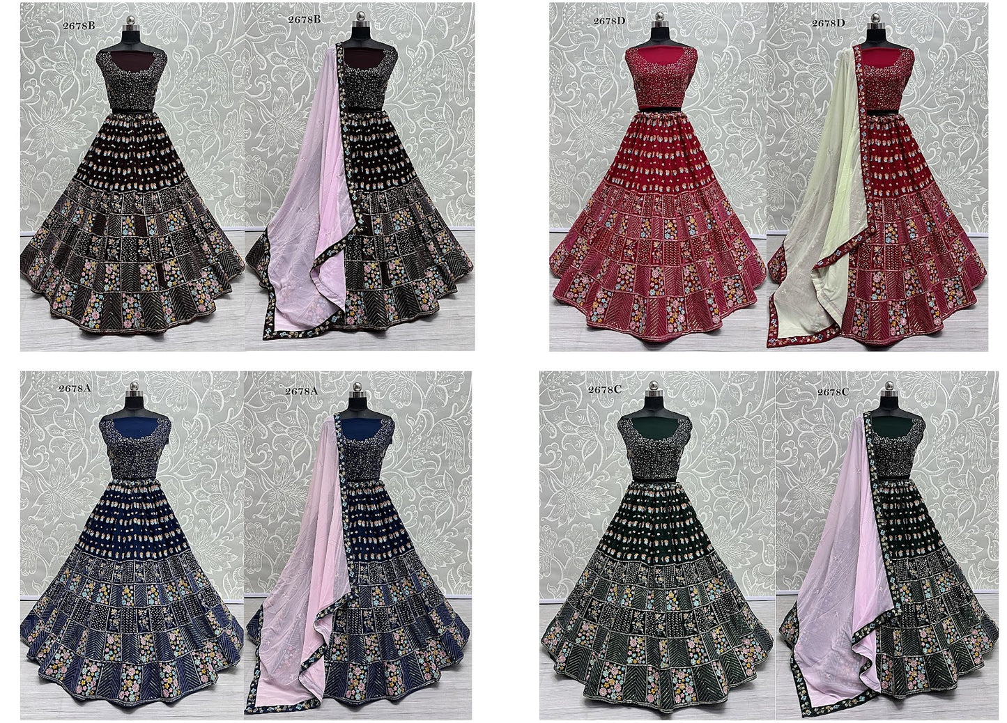 2678 Anjani Art Georgette Lehenga Choli