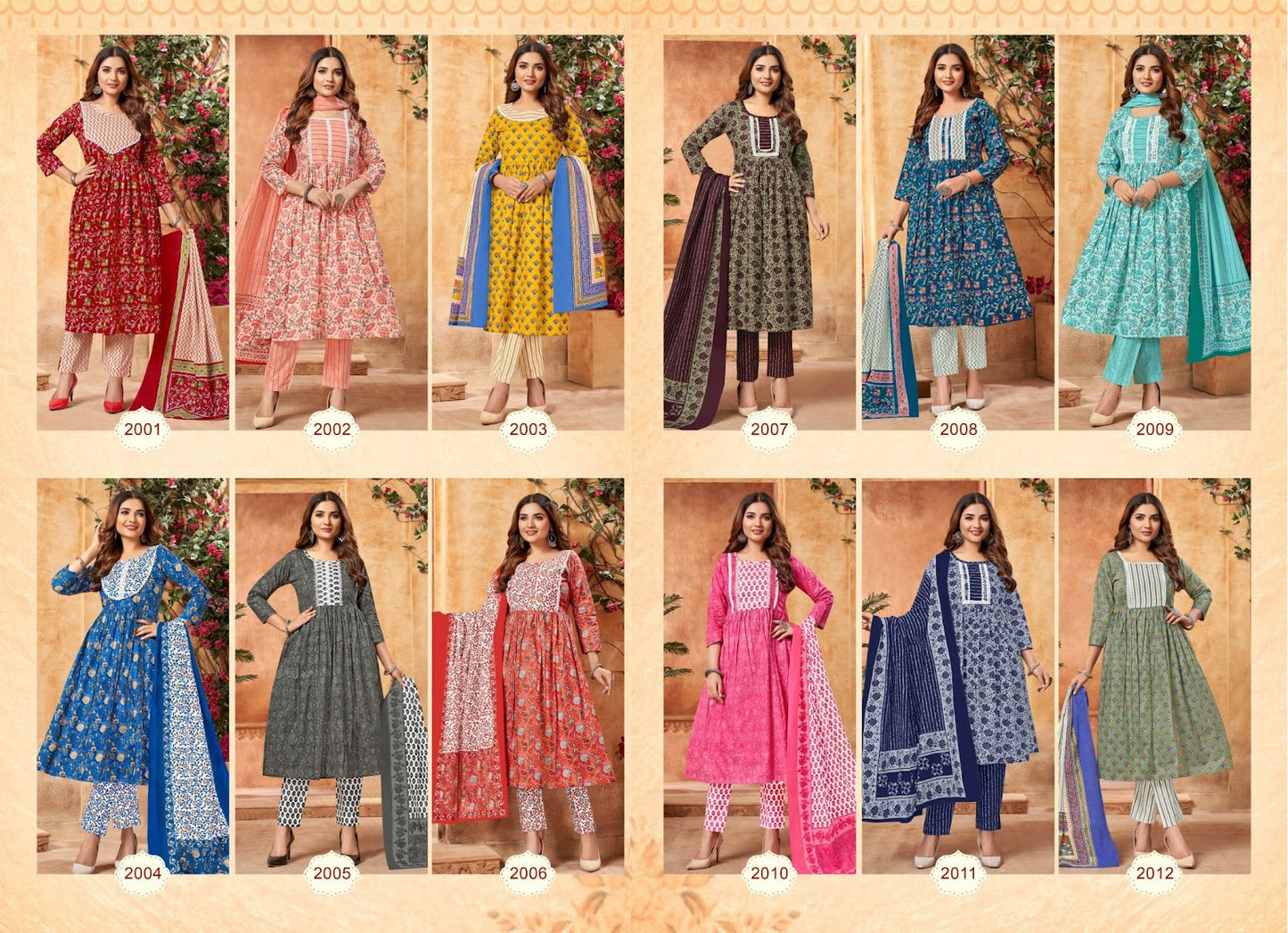 Nayraa Vol 2 Balaji Cotton Readymade Pant Style Suits Wholesaler