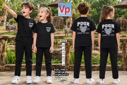 0108 Dno 6059 Tencil Vp Unisex Kids Co Ord Set Wholesale