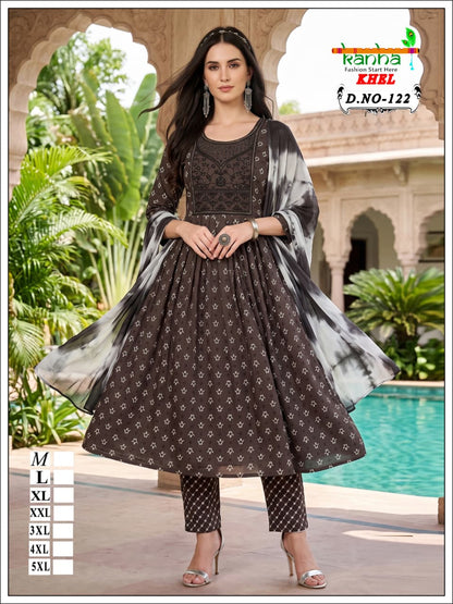 040726 Khel With Pocket Kanha Reyon Readymade Pant Style Suits Exporter Ahmedabad