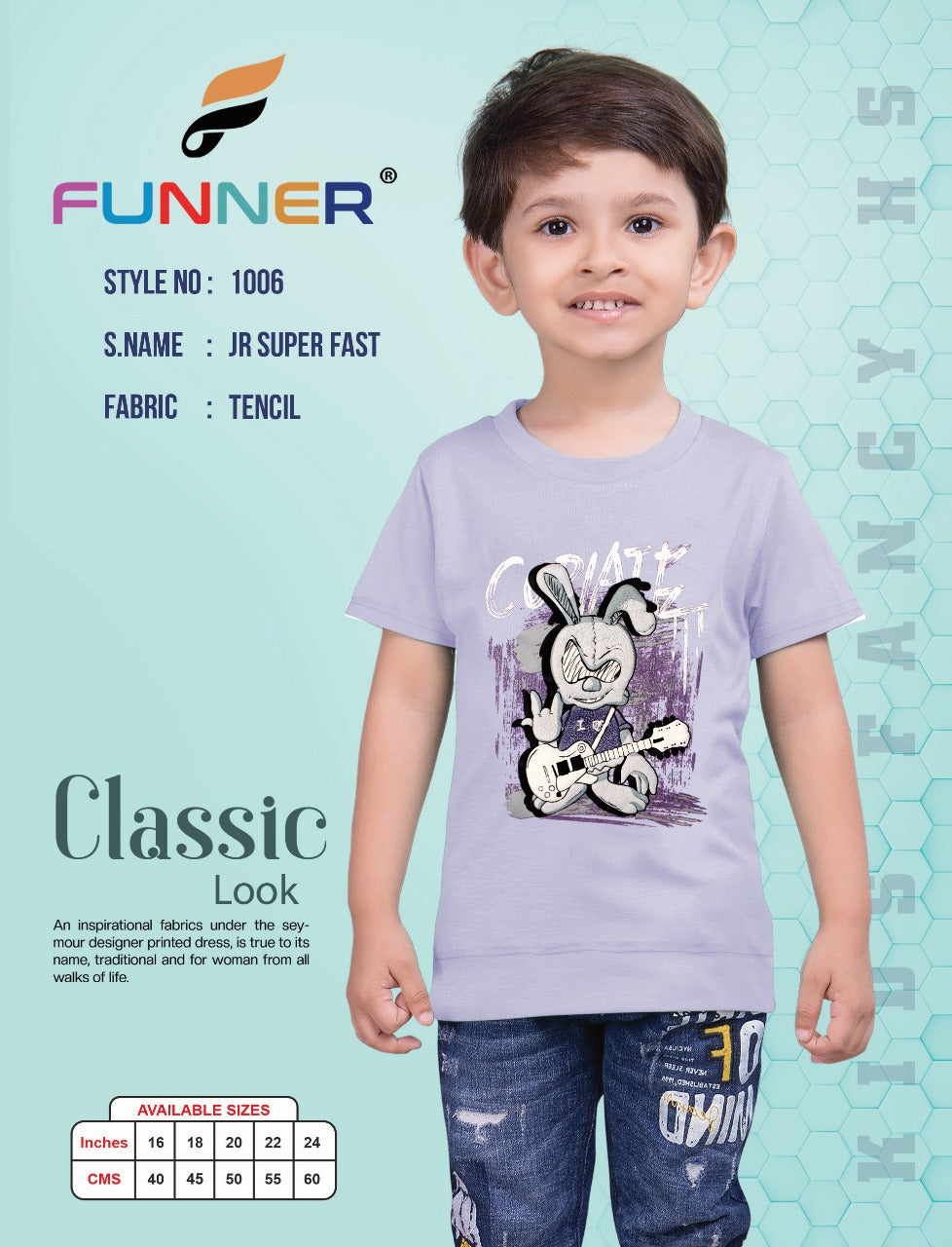 1006 Funner Tencil Boys Tshirt Wholesaler India