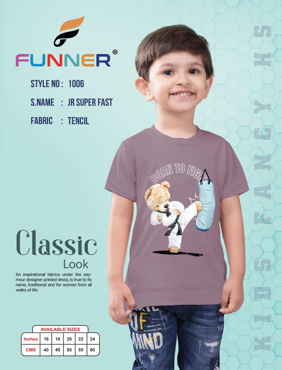 1006 Funner Tencil Boys Tshirt Wholesaler India