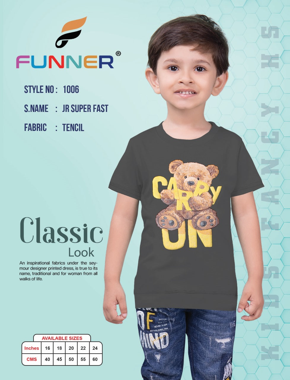 1006 Funner Tencil Boys Tshirt Wholesaler India