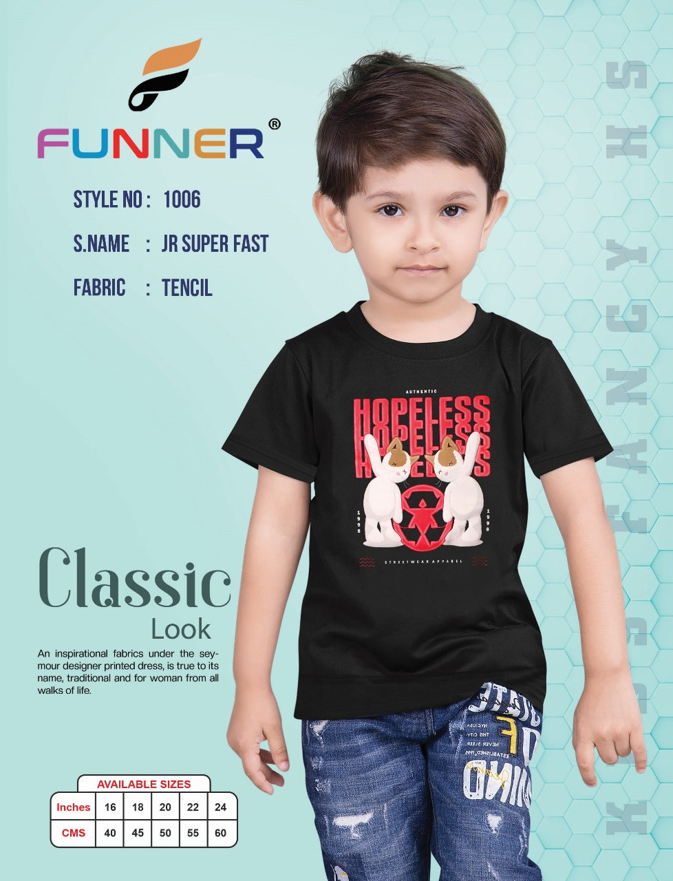 1006 Funner Tencil Boys Tshirt Wholesaler India