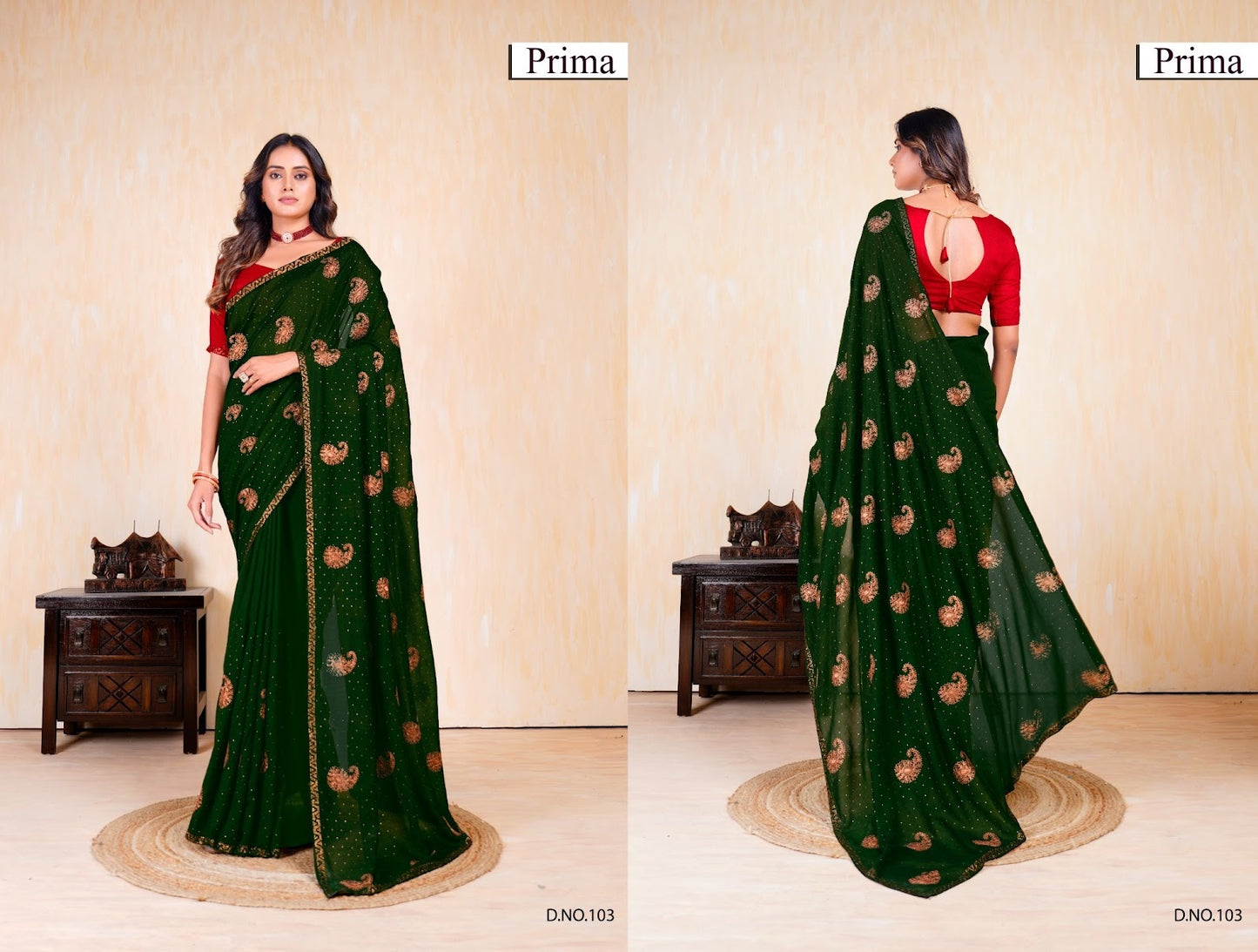 101-105 Prima Vichitra Sarees