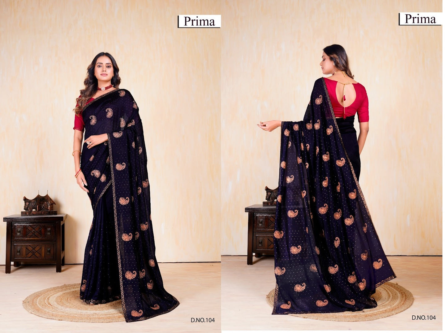 101-105 Prima Vichitra Sarees