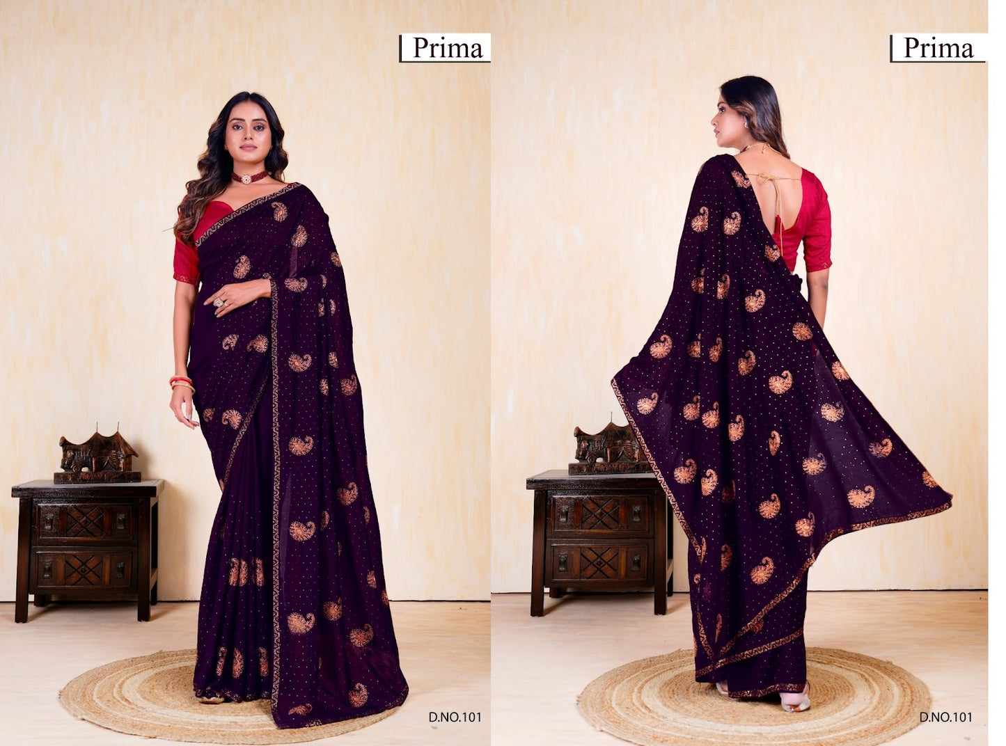 101-105 Prima Vichitra Sarees