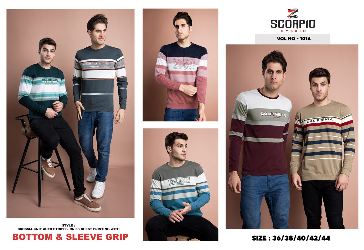 1014 Scorpio Knit Mens Tshirts Supplier Gujarat