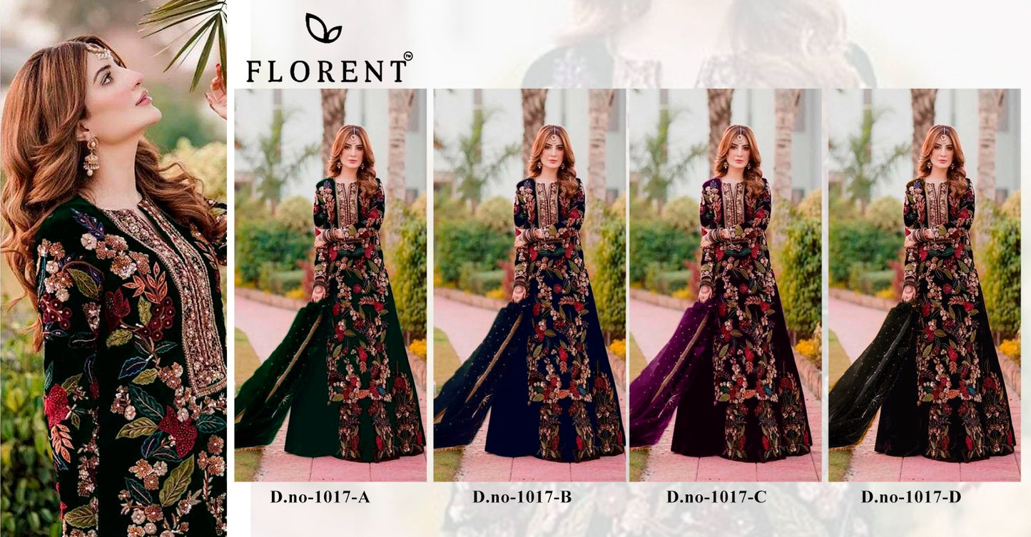 1017 Florent Velvet Suits Wholesaler Gujarat
