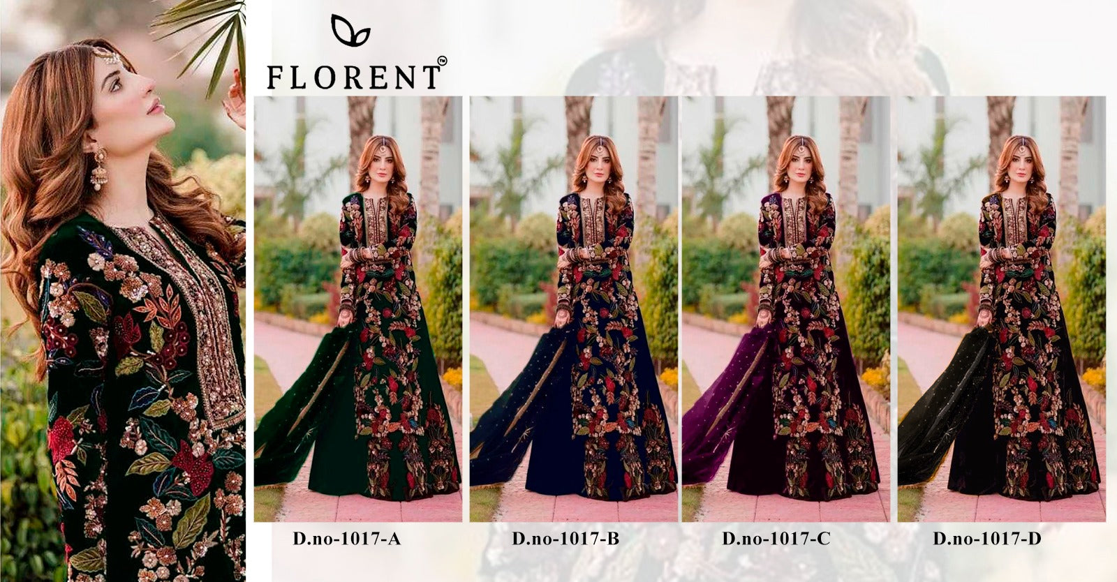 1017 Florent Velvet Suits Wholesaler Gujarat