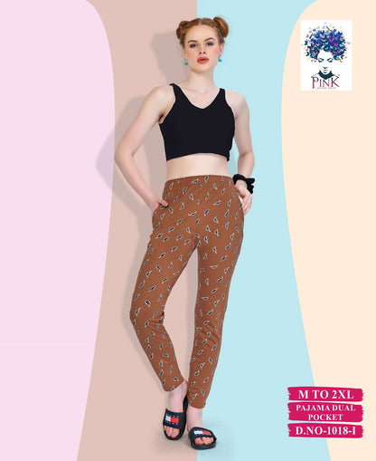 1018 I Pink Women Night Lower Supplier Ahmedabad