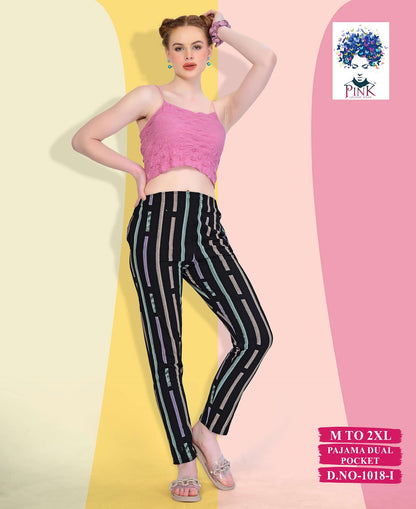 1018 I Pink Women Night Lower Supplier Ahmedabad