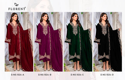 1024Abcd Florent Velvet Suits Exporter Gujarat