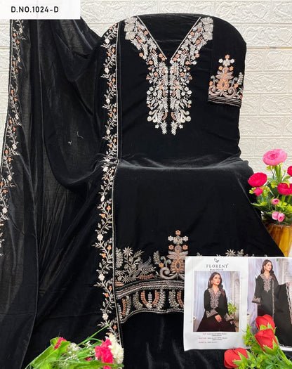 1024Abcd Florent Velvet Suits Exporter Gujarat