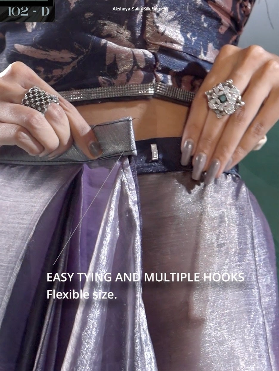 102Abcde Akshaya Satin Silk Sarees Manufacturer Gujarat