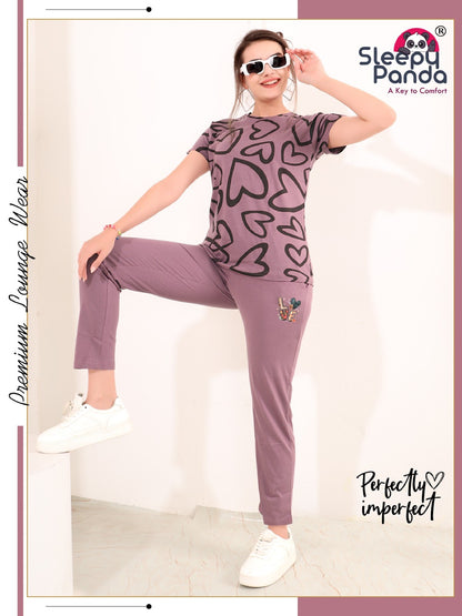 102 Nancy 2 Sleepy Panda Sinker Pyjama Night Suits Supplier India