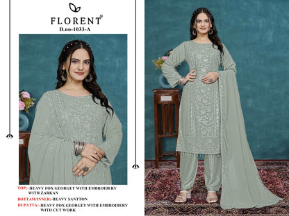 1033Abcd Florent Fox Georgette Pakistani Salwar Suits Manufacturer India