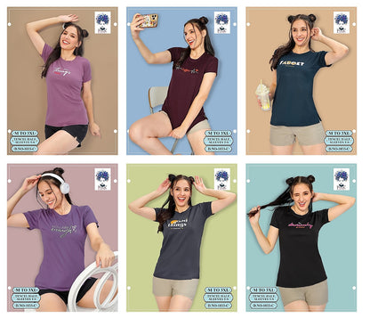 1033 Pink Tencil Women Tshirt Wholesaler