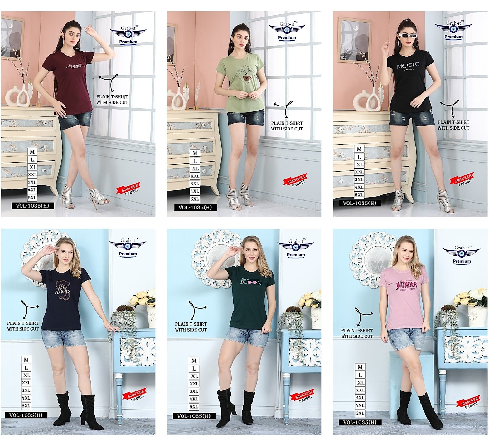 1035 H Grab It Women Tshirt Manufacturer