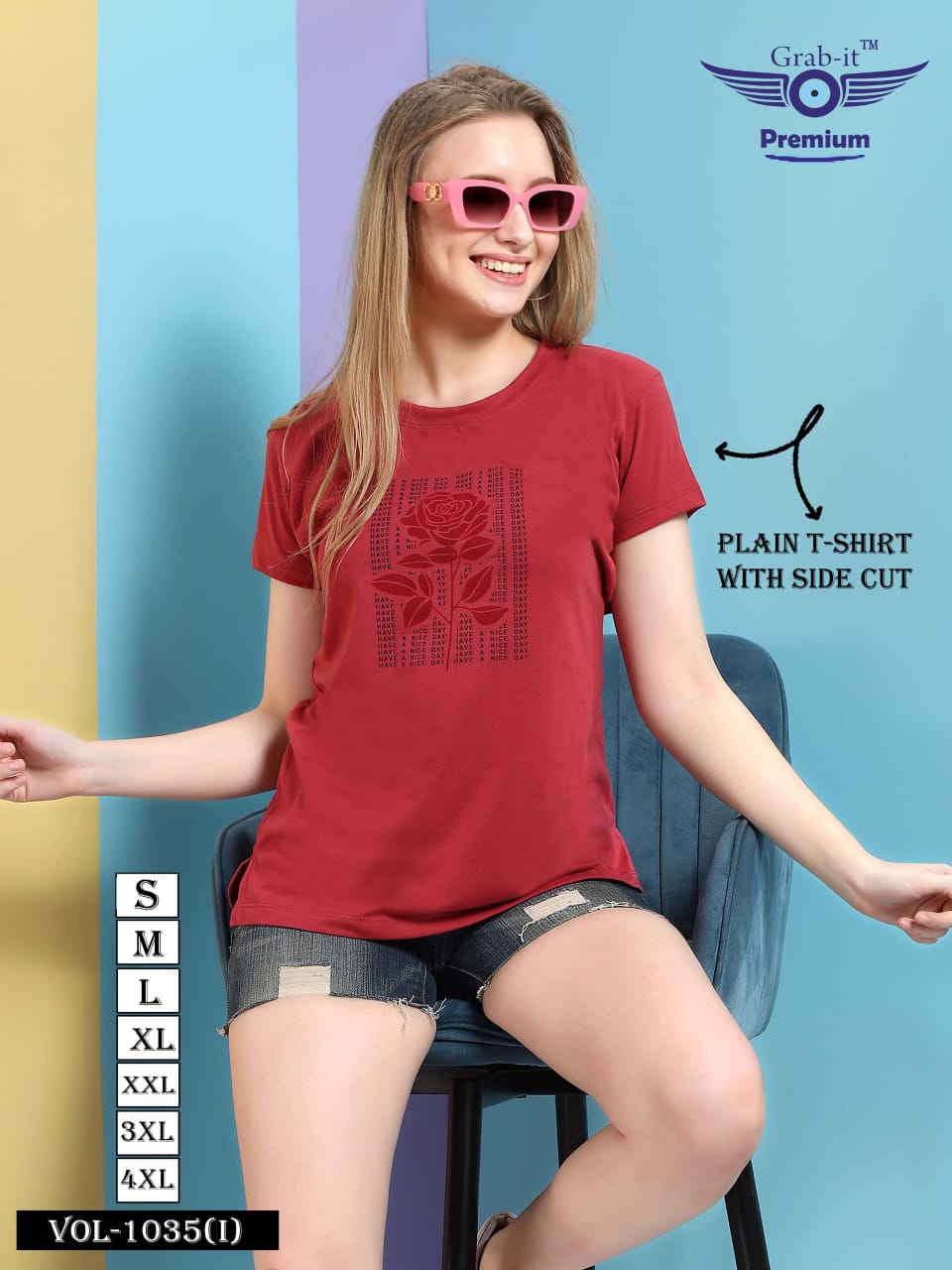 1035 I Grab It Women Tshirt Wholesale Price