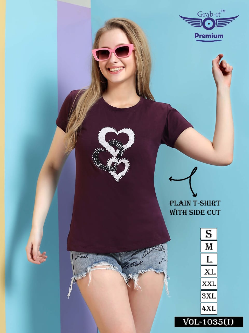 1035 I Grab It Women Tshirt Wholesale Price