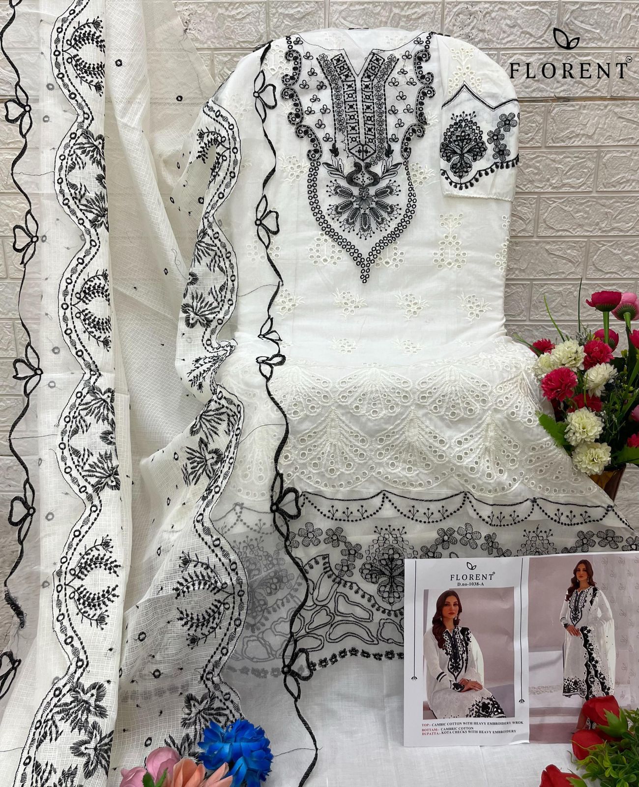 1038Abc Florent Heavy Rayon Pakistani Salwar Suits Wholesaler India