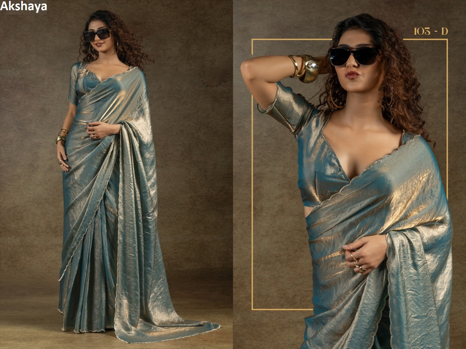 103Abcde Akshaya Satin Silk Sarees Exporter Ahmedabad