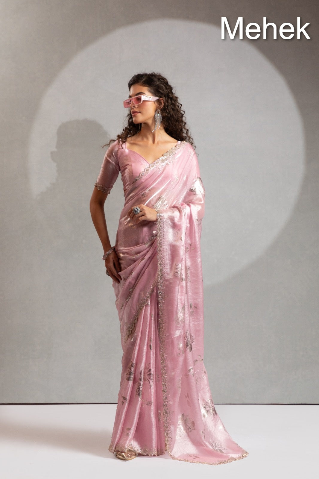 1047A To 1047E Mehek Satin Silk Sarees Supplier India