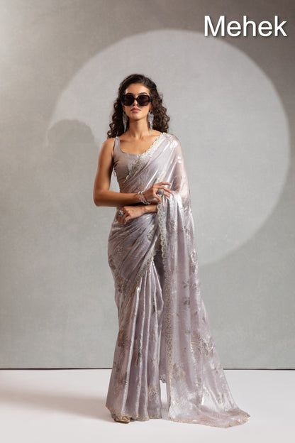 1047A To 1047E Mehek Satin Silk Sarees Supplier India