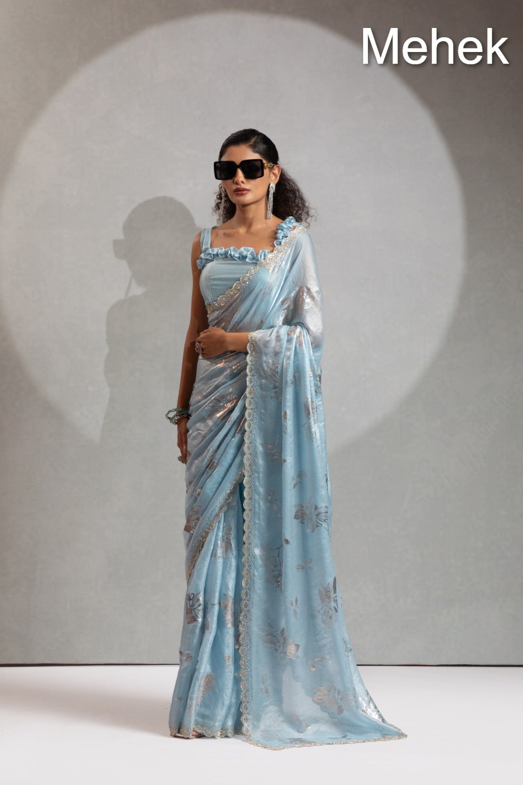 1047A To 1047E Mehek Satin Silk Sarees Supplier India