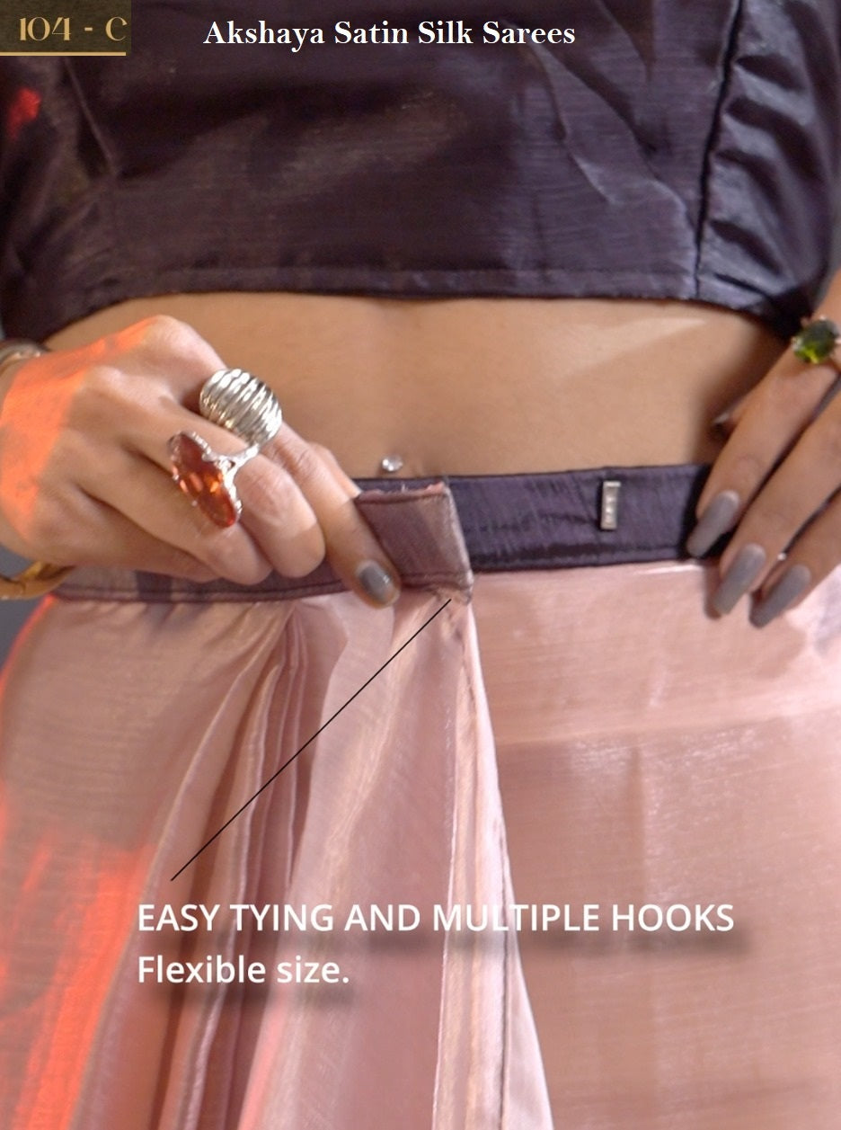 104Abcde Akshaya Satin Silk Sarees Wholesaler Ahmedabad