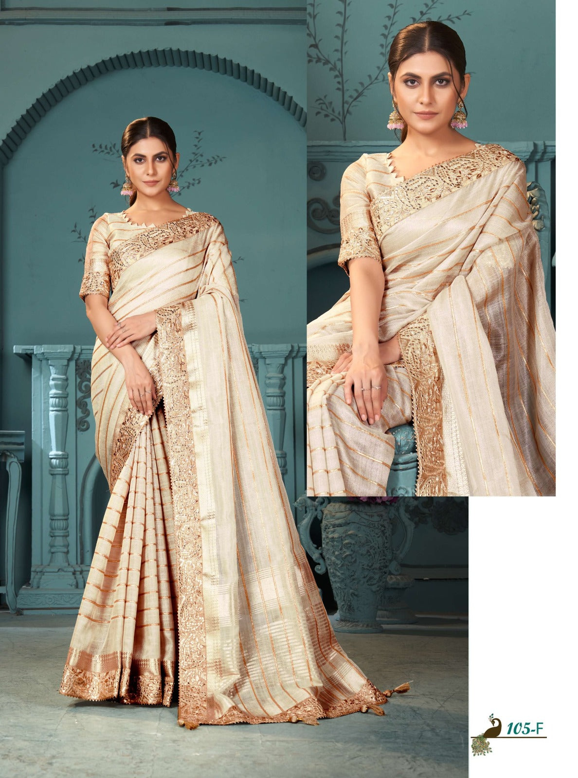 105 Sumitra Heavy Cotton Sarees Supplier Gujarat