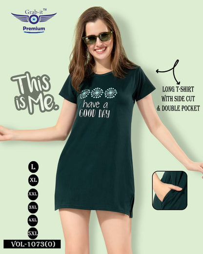 1073 O Grab It Sinker Women Long Tshirt Wholesaler