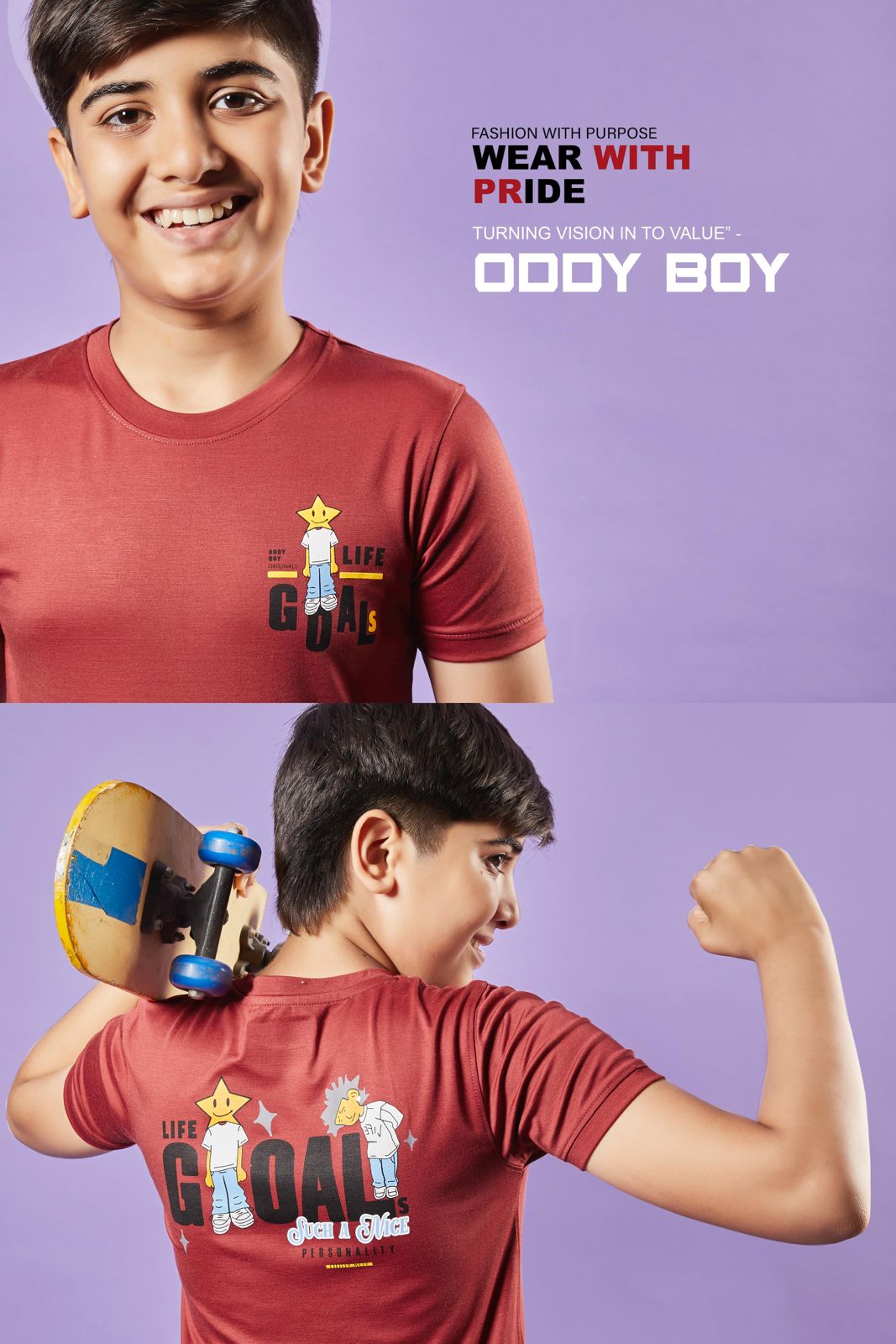 108-A/108-B Oddy Boy Tencil Boys Tshirt
