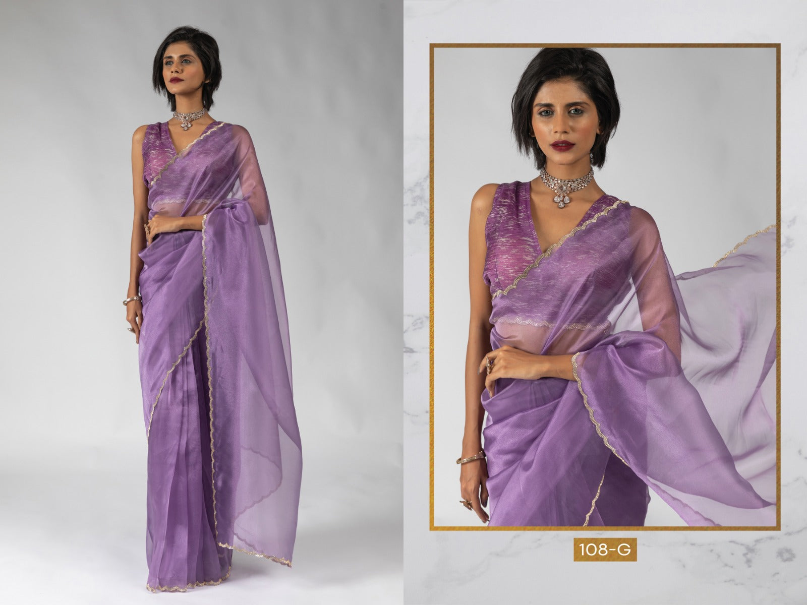 108 Series Akshaya Pure Organza Sarees Manufacturer Ahmedabad
