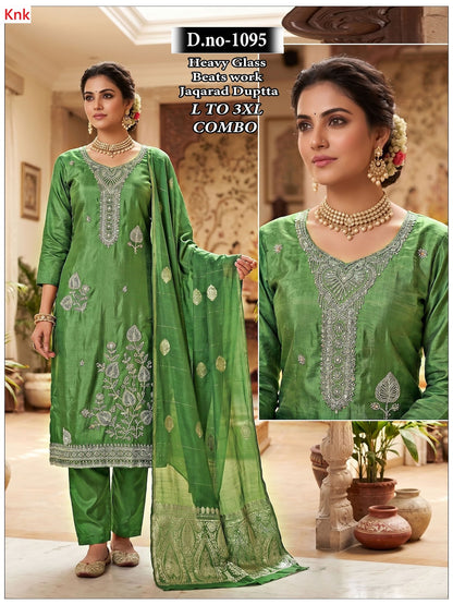1094-1098 Beats Work Knk Roman Readymade Pant Style Suits Wholesaler Ahmedabad