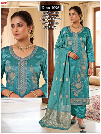 1094-1098 Beats Work Knk Roman Readymade Pant Style Suits Wholesaler Ahmedabad