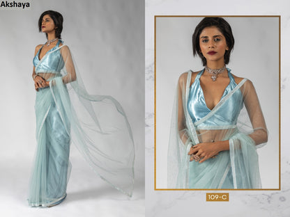 109Abcdef Akshaya Butterfly Net Sarees Wholesale Rate