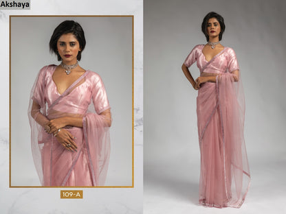 109Abcdef Akshaya Butterfly Net Sarees Wholesale Rate