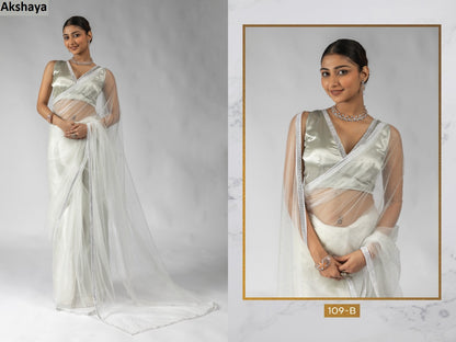 109Abcdef Akshaya Butterfly Net Sarees Wholesale Rate