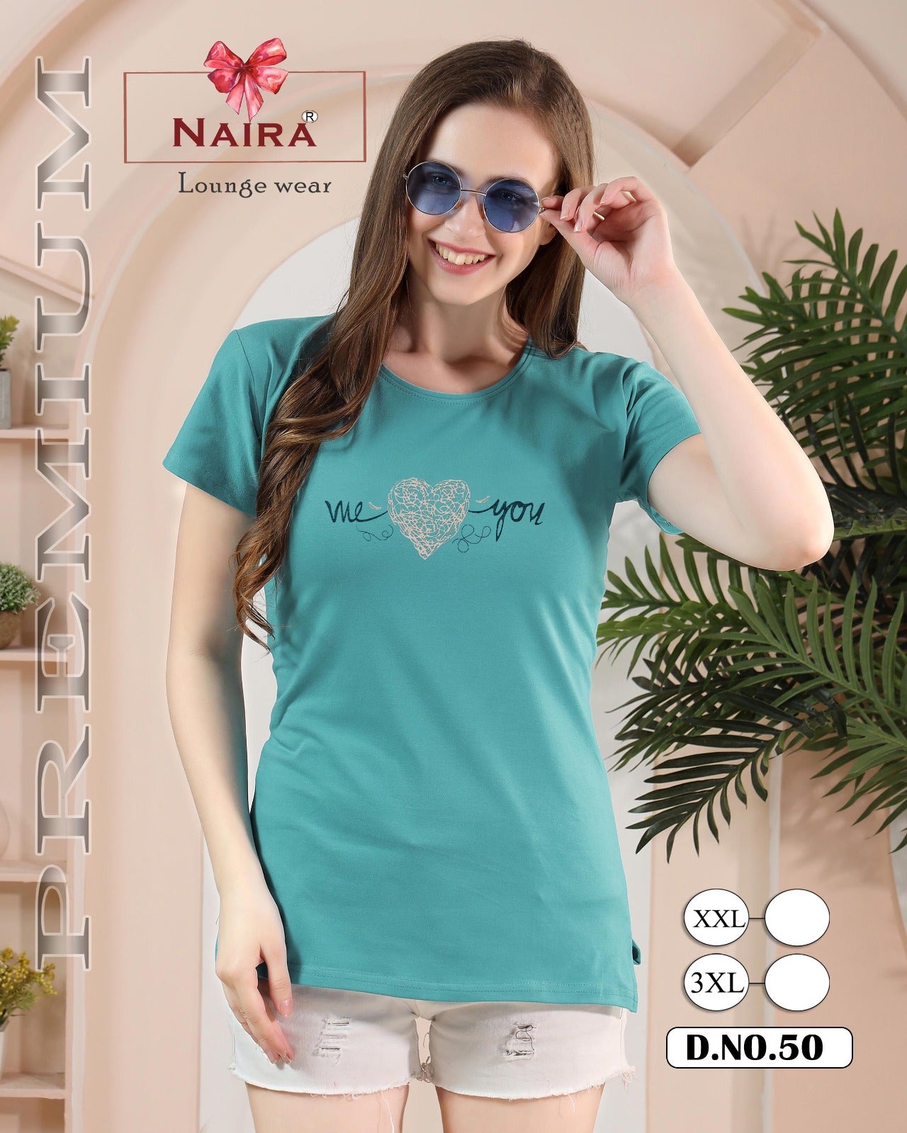 1106 Design 50 Kavyansika Hosiery Cotton Women Tshirt Wholesale Price