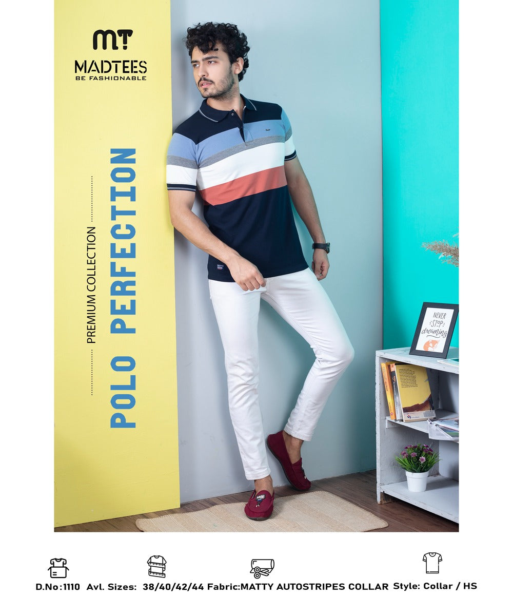 1110 Madtees Auto Stripes Mens Tshirts Manufacturer