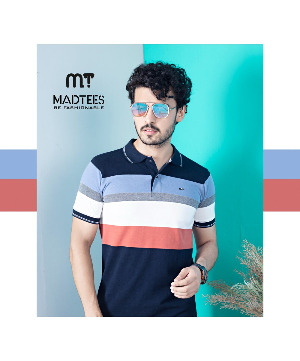 1110 Madtees Auto Stripes Mens Tshirts Manufacturer