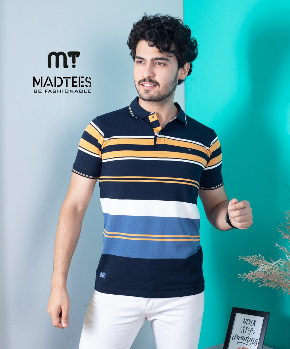 1110 Madtees Auto Stripes Mens Tshirts Manufacturer