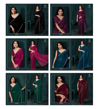 1132Abcdef Mehek Crepe Silk Sarees Exporter Ahmedabad
